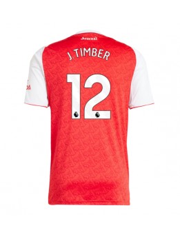 Arsenal Jurrien Timber #12 Replika Hemmakläder 2025-26 Kortärmad